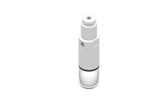 Silicone expansion gripper, size 18 mm, with M5 side feeding and M5 through hole, 4.5/8 bar - MFD18S01HL