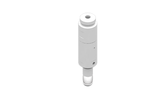 Silicone expansion gripper, size 8 mm, with M3 side feeding and M5 through hole, 4.5/8 bar - MFU08S01HL