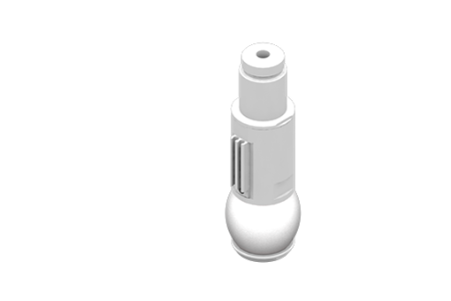 Silicone expansion gripper, size 47 mm, with G1/8 coaxial feeding, 4.5/8 bar - MFU47S01CL