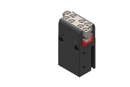 Parallel self-centring pneumatic gripper, 3.5/8 bar, M2.5/M3, with sleeves - PQ1608