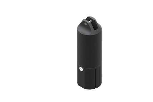 Self-centring pneumatic nipper actuator, diameter 75 mm, 2/8 bar, G1/8, without blades, with sensor seat - GN-50S
