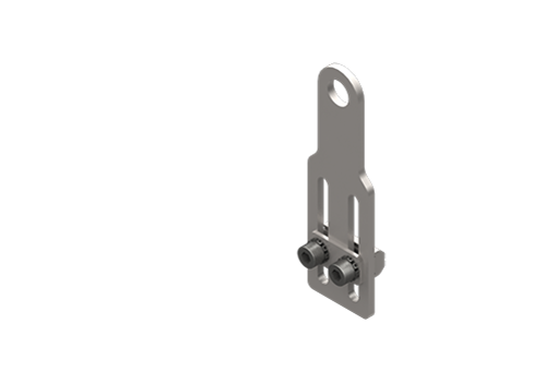 Bracket, diameter 10.5 mm, long, with screws - MFI-A116