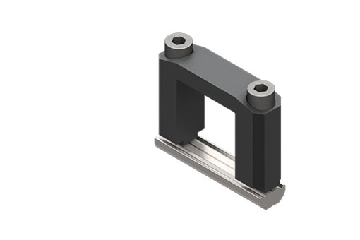 Cross mounting bracket, 25/25 mm, with screws - MFI-A16