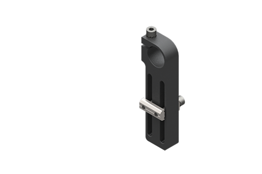 Heavy-duty clamp-type mounting bracket, diameter 20 mm, with screws - MFI-A205