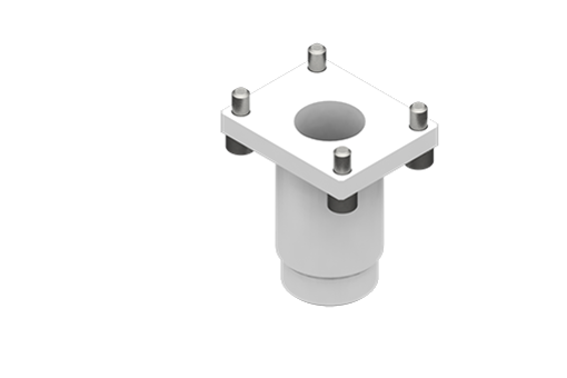Mounting bracket for GNS-20 nipper, with screws - MFM-A109