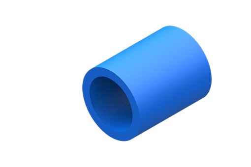 Polyurethane tubing, 8x6 mm, blue (25m) - TUBO8X6BL
