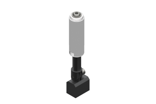 Non-rotative suspension with angular coupling and smooth body, diameter 20 mm, stroke 25 mm, G1/4 - VSE2025F14