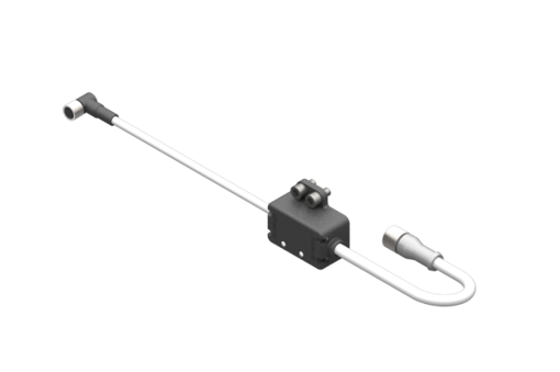 EQC75 电容器盒，M8 8 针输入连接器，M12 8 针输出连接器 - CAPBOX-EQC75