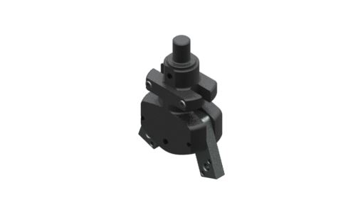 Rocking self-centring pneumatic gripper, 2 jaws, 2/8 bar, M3 - PN-010-2