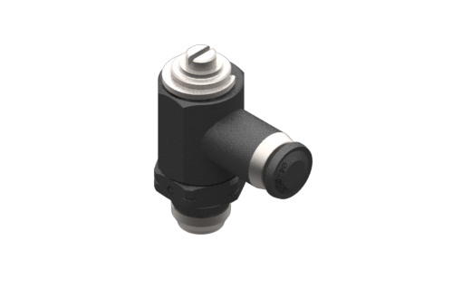 Swivel unidirectional flow controller for cylinder, tube diameter 4 mm, G1/8 - RG.5590000003