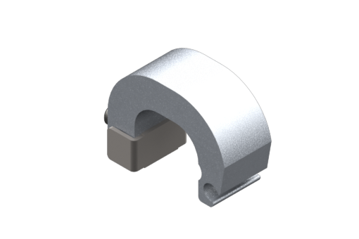 Sensor mounting bracket with tie-rod fastening for cylinders with extruded liner, diameter 63 mm - ST-51
