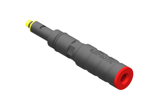 EJ-MEDIUM-HV-2 ejector with holder, integrated silencer and non-return valve - 3300018