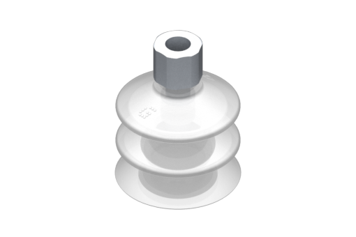 VG.LB42 suction cup, FDA-compliant silicone, 50 Shore, G1/8″ female, 16 mm hex - 2321767