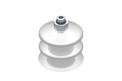 VG.LB53 suction cup, FDA-compliant silicone, 50 Shore, G1/8″ male, 16 mm hex - 2321775