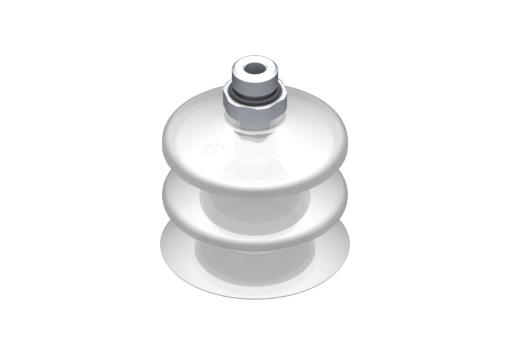 VG.LB53 suction cup, FDA-compliant silicone, 50 Shore, G1/4″ male, 17 mm hex - 2321777