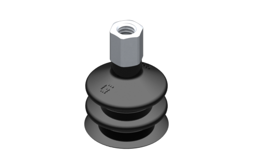 VG.LB22 suction cup, NBR, 50 Shore, M5 female, 8 mm hex - 2321858