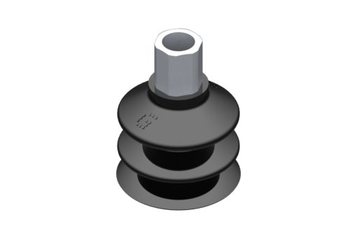 VG.LB33 suction cup, NBR, 50 Shore, G1/8″ female, 12 mm hex - 2321872