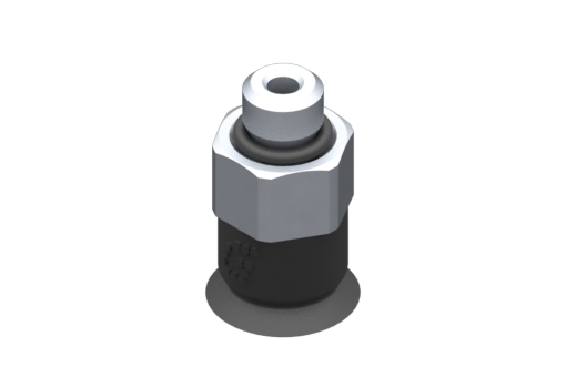 VG.U9 suction cup, EPDM, 50 Shore, M5 male, 8 mm hex - 2321458