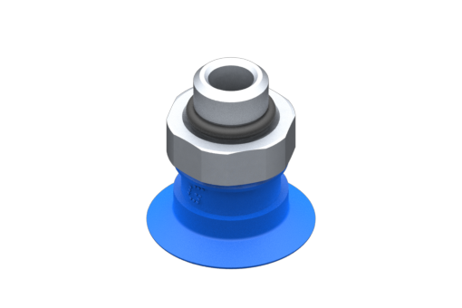 VG.U22 suction cup, HNBR, 60 Shore, G1/8″ male, 16 mm hex - 2321493