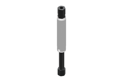 Non-rotative suspension with smooth body, diameter 10 mm, stroke 25 mm, M5 - VSNG1025