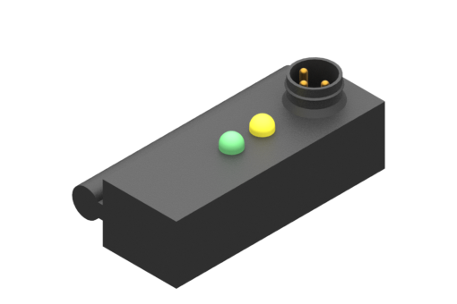 Magnetic sensor with fastening by tie-rod, series SM, magnetoresistive PNP N.C., 6/30 Vdc, 0.25 A, M8 male snap connector, 3-pin - SM3P2-G