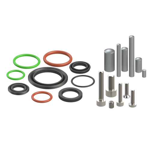 Spare parts for gaskets, pins and screws for gripper (QC50-A) - QC50-A-KITU