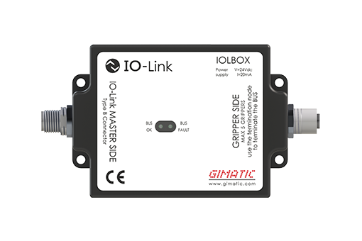 IOLink - MODBUS RTU Gateway, M12 connectors, IOLink type B port, 24V, up to 5 connectable electric grippers, IOL version - IO-LINK