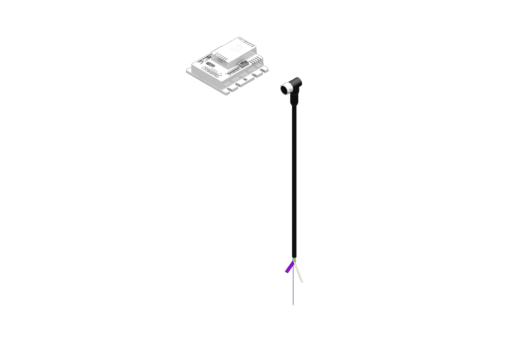 MPLF 用 MiControl 线缆、连接器和驱动套件：用于电机相位和编码器的 M12 线缆、I/O 线缆和连接器、电源连接器。包括 MiControl 驱动器 DRV48MICTIN43IP150 - MPLF-KIT-11