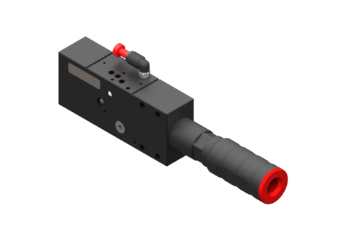 EJ-BSVLG-LARGE-HF-2-ISO vacuum pump with holder and integrated silencer, ISO 15407-1 ready, G1/2" vacuum port - 3030219