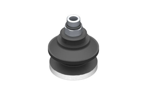 Suction cup VG.B33 EPDM 50 Shore, G1/8" Male, Hex 12 mm with Silicone Ring - 0321612