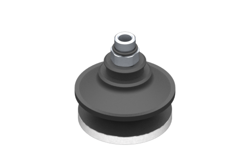 Suction cup VG.B42 EPDM 50 Shore, G1/8" Male, Hex 12 mm with silicone ring - 0321626