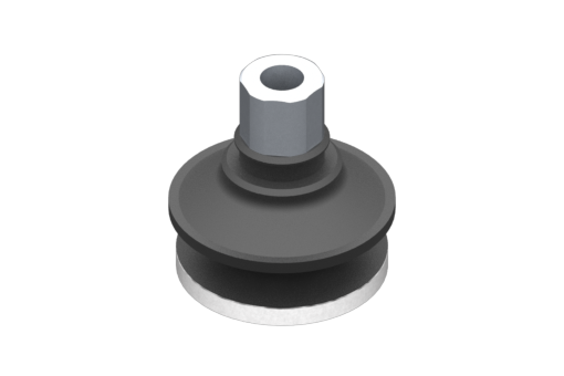 Suction cup VG.B42 EPDM 50 Shore, G1/8" Female, Hex 16 mm with silicone ring - 0321627