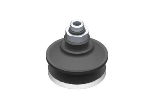Suction cup VG.B42 EPDM 50 Shore, G1/8" Male, Hex 16 mm with silicone ring - 0321628