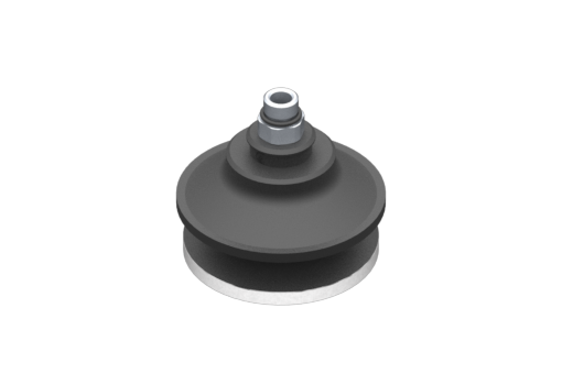 Suction cup VG.B53 EPDM 50 Shore, M5 Male, Hex 12 mm with silicone ring - 0321641