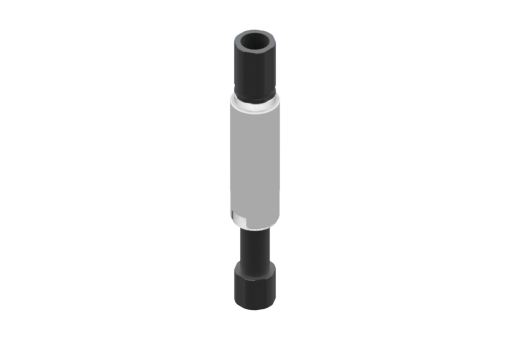 Suspension with smooth body, diameter 20 mm, stroke 25 mm, G1/4 - VSR2025F14