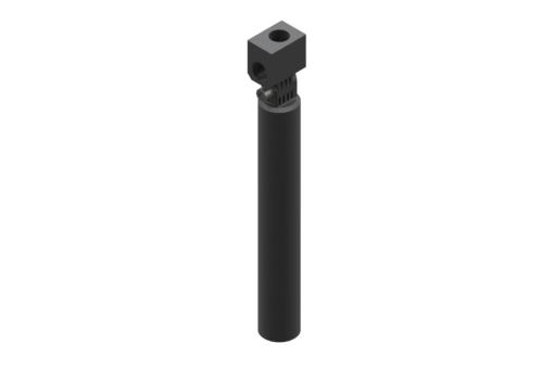 Elbow arm for vacuum cup, diameter 20 mm, long 200mm, G3/8, with screws - MFI-A507