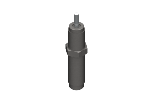 减震器 ACE M12x1，配螺母 - MC75M2-NB