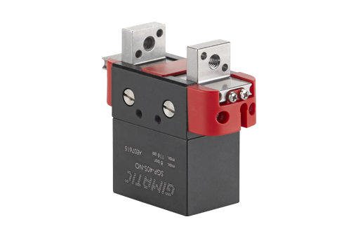 Parallel self-centring pneumatic gripper, NO, 2/8 bar, M3/M5, with sleeves - SGP-40S-NO