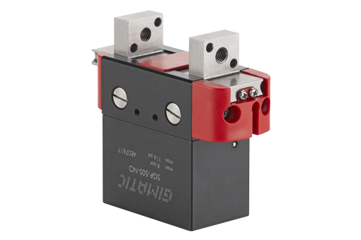 Parallel pneumatic selfcentering gripper, 2/8 bar, M3/M5, with bushing, NO - SGP-50S-NO